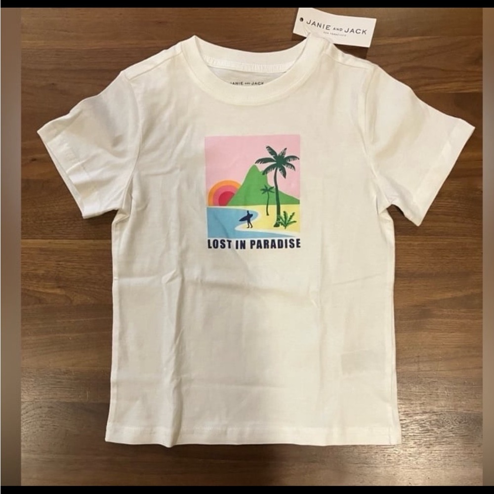 NWT- Janie and Jack Lost in Paradise Tee